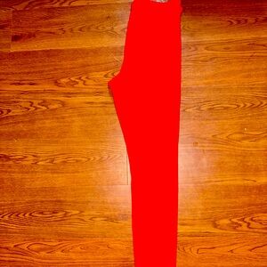 Zyia Red Metallic Light n Tight leggings